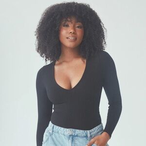 Klassy Network Deep V Long Sleeve Bramisuit